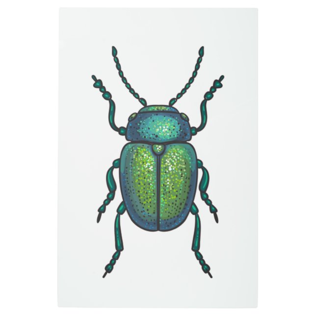 Impresión En Metal El escarabajo tanco (Anverso)