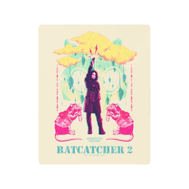 Impresión En Metal El escuadrón suicida | Ilustracion Ratcatcher 2 (Anverso)