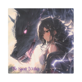 Impresión En Metal El espíritu dentro