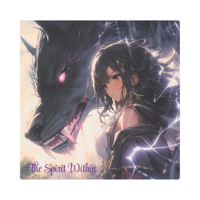 Impresión En Metal El espíritu dentro (Anverso)