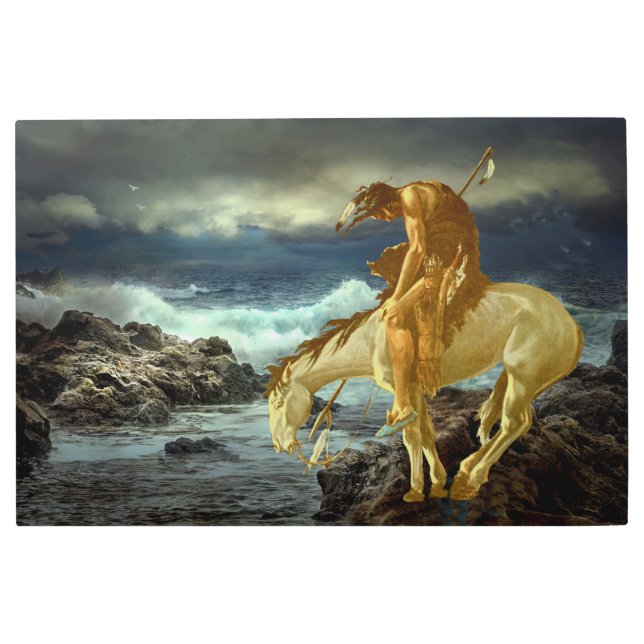 IMPRESIÓN EN METAL EL EXTREMO DEL RASTRO (Anverso)