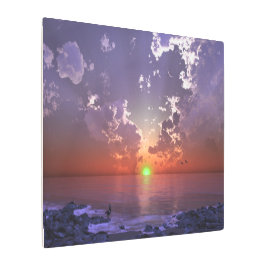 Impresión En Metal El flash verde