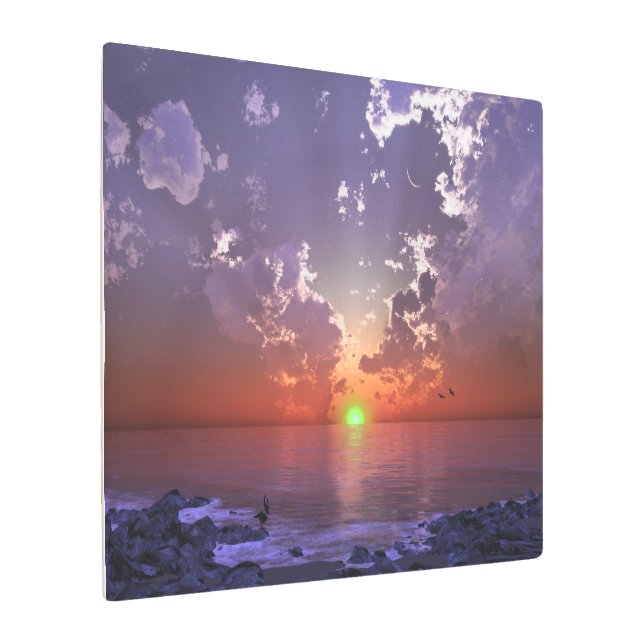 Impresión En Metal El flash verde (Angulado)