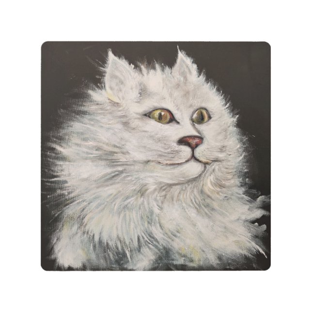 Impresión En Metal El gato del león (Anverso)