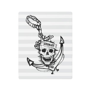 Impresión En Metal El gráfico de la bandera y el cráneo de los Goonie