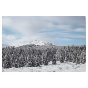 Impresión En Metal El impresionante paisaje invernal