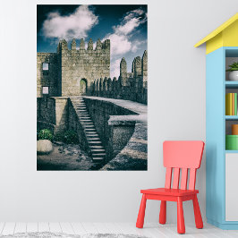 Impresión En Metal El interior del castillo de Guimaraes. Guimaraes, 