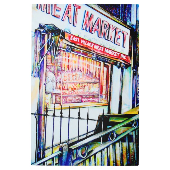 Impresión En Metal El Jardín de la Sabiduría de la Aldea Oriental (Anverso)