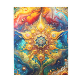 Impresión En Metal El Kaleidoscopio etéreo una sinfonía de opulencia