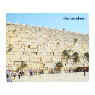 Impresión En Metal El Kotel - Muro Occidental