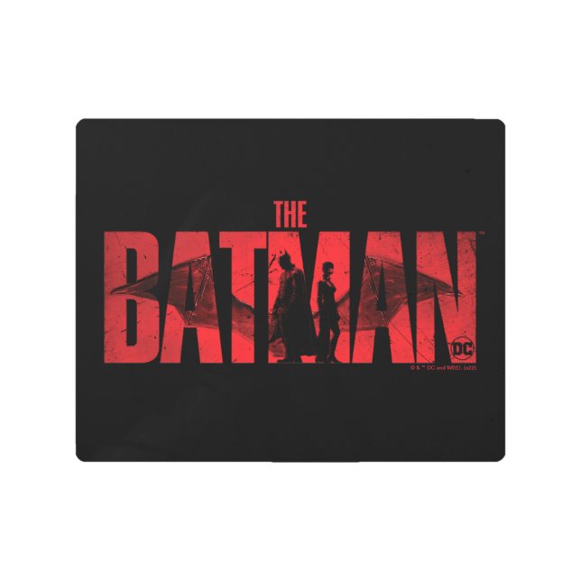 Impresión En Metal El logo de Batman & Catwoman (Anverso)
