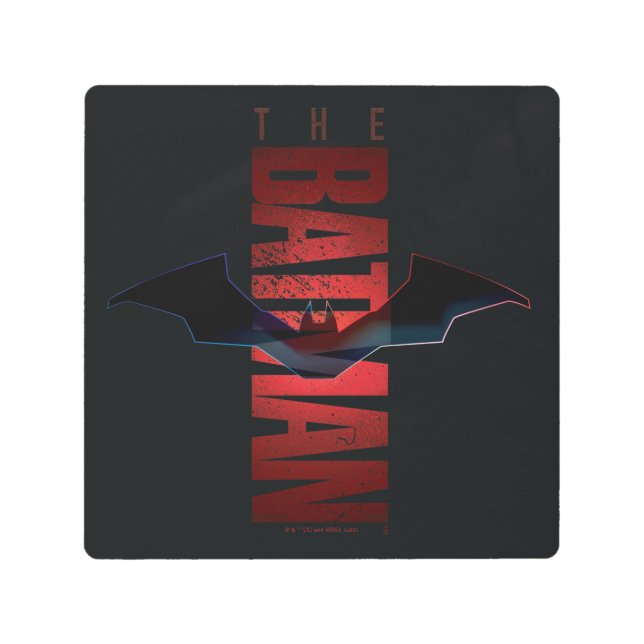Impresión En Metal El logotipo vertical de Batman (Anverso)