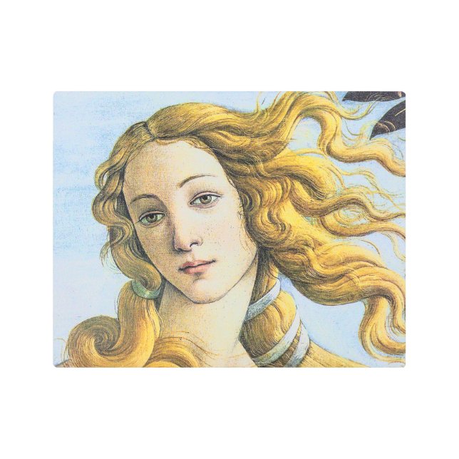 Impresión En Metal El nacimiento de Venus por Sandro Botticelli (Anverso)