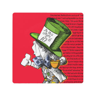 Impresión En Metal El odio loco {Alicia en el país de las maravillas}