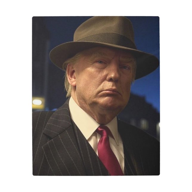 Impresión En Metal El padrino de América Don J. Trump (Anverso)