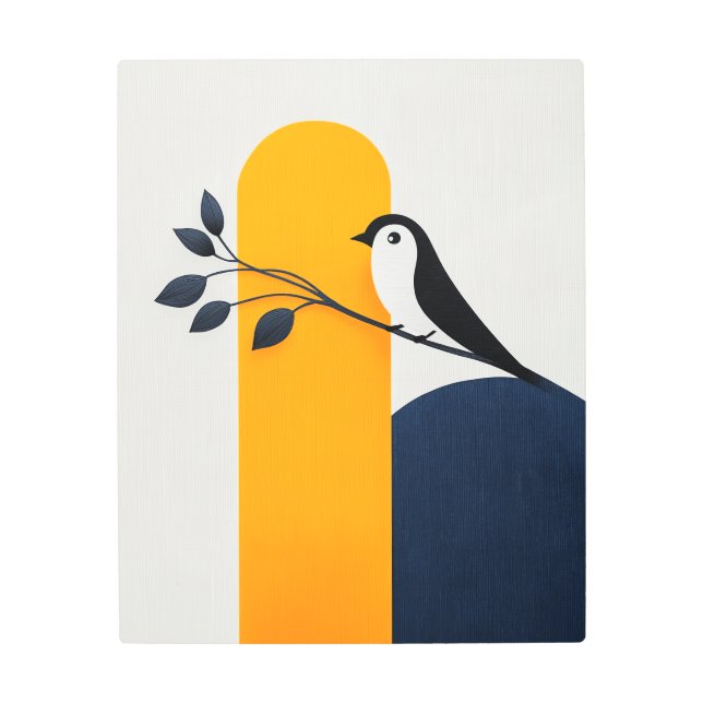 Impresión En Metal El pájaro (Anverso)