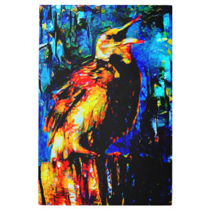 Impresión En Metal El pájaro solitario 2