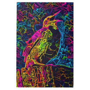 Impresión En Metal El pájaro solitario 3