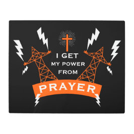 Impresión En Metal El poder de la oración