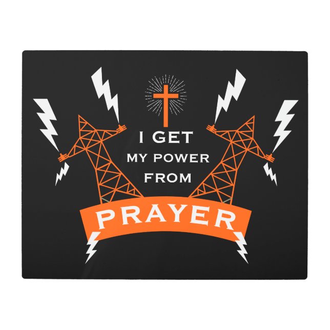 Impresión En Metal El poder de la oración (Anverso)