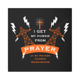 Impresión En Metal El poder de la oración