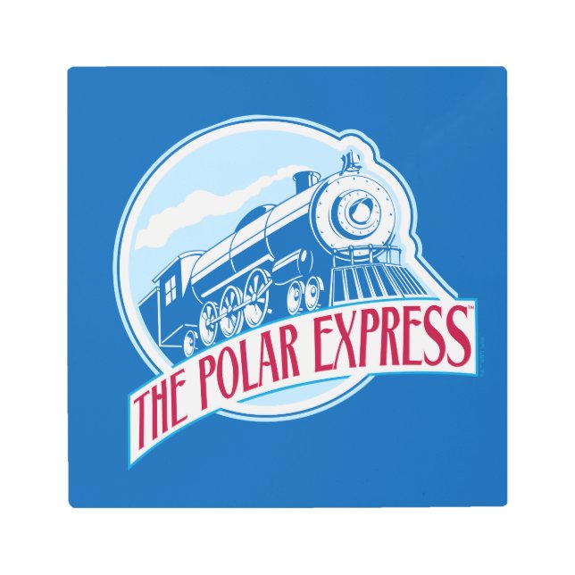 Impresión En Metal El Polar Express | Tarjeta de tren (Anverso)