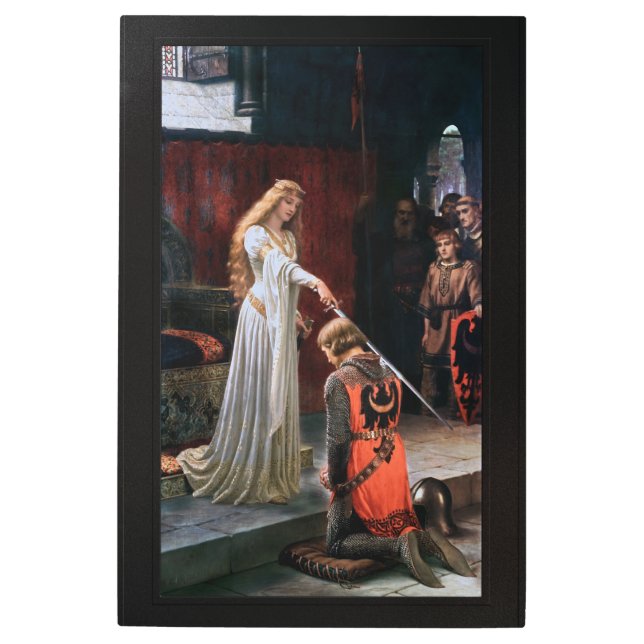 Impresión En Metal El premio de Edmund Blair Leighton (Anverso)