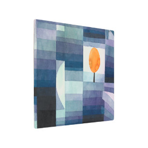 Impresión En Metal El presagio del otoño   Paul Klee  