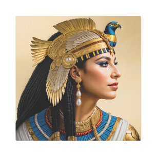 Impresión En Metal "El realismo de Cleopatra VII: un retrato"