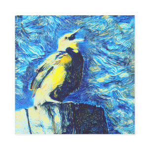 Impresión En Metal El solitario estilo VanGogh