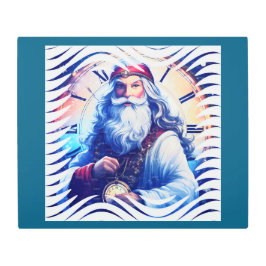 Impresión En Metal El Tiempo Del Padre Está Sonando En El Año Nuevo