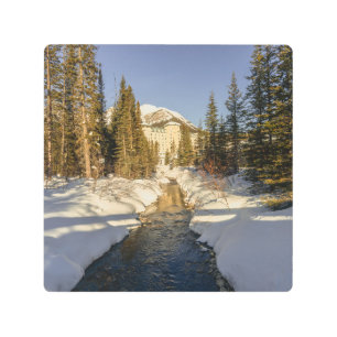 Impresión En Metal El toque invernal en el lago Louise