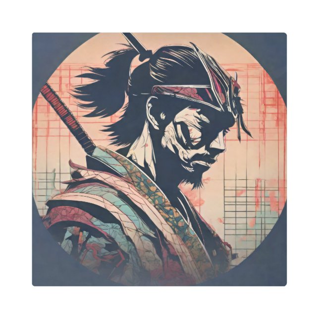 Impresión En Metal El último silencio de los Samurai (Anverso)