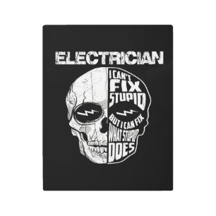 Impresión En Metal Electricista que no puedo arreglar un estúpido reg