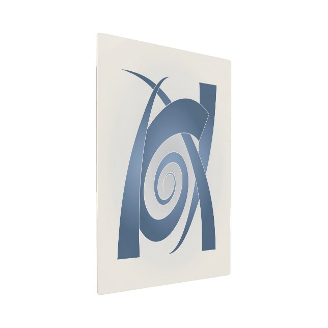 Impresión En Metal Elefante de piedra azul (3/4)