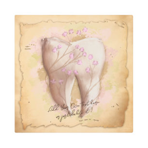 Impresión En Metal Elegante regalo de asistente dental de dentista de