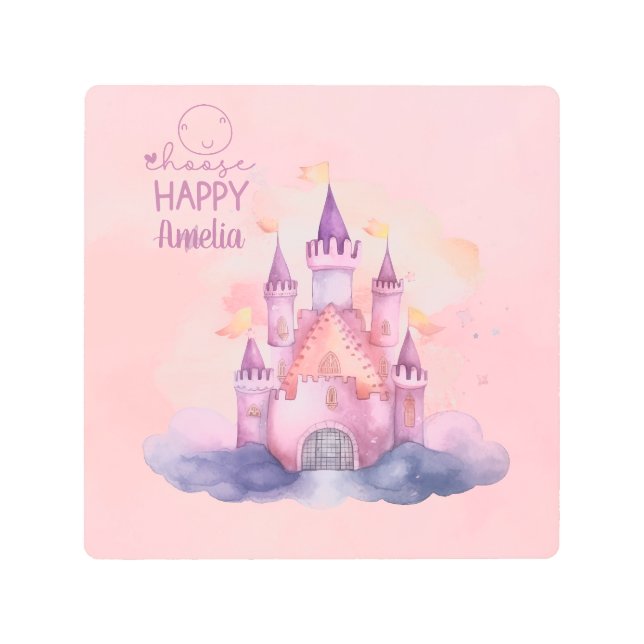 Impresión En Metal Elegir personalizable feliz (Anverso)