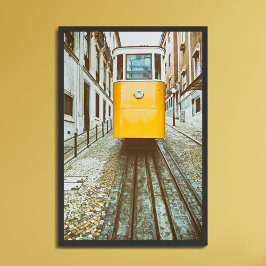 Impresión En Metal Elevador da Gloria. Lisboa, Portugal.