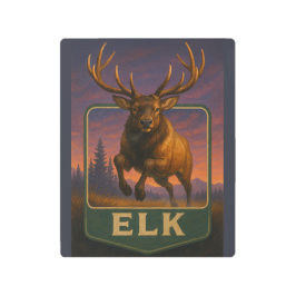 Impresión En Metal Elk Sign