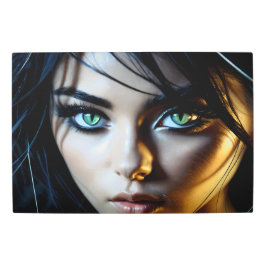 Impresión En Metal Ella es como un gato en la oscuridad 6