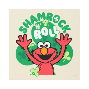 Impresión En Metal Elmo   Shamrock 'N' Roll