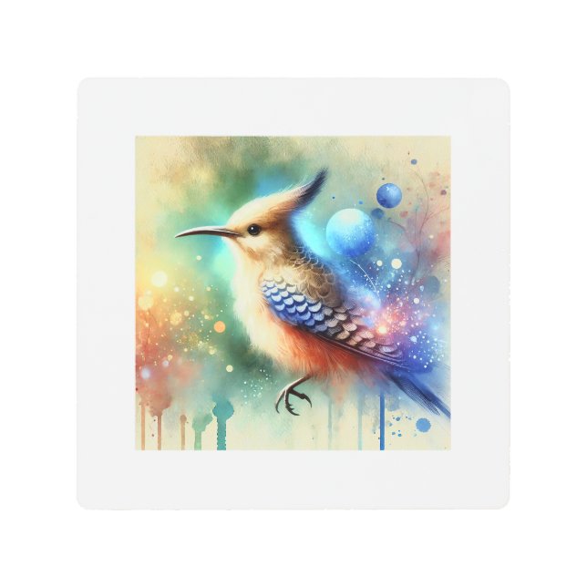 Impresión En Metal Eminia Bird 240824AREF106 - Watercolor (Anverso)