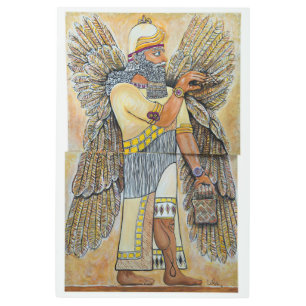 Impresión En Metal Enki The Annunaki