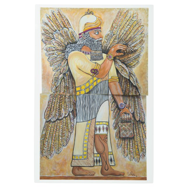 Impresión En Metal Enki The Annunaki (Anverso)