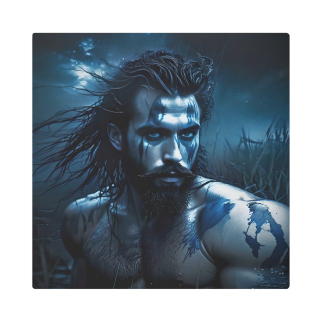 Impresión En Metal Enkidu (later known as Adam) 10 (Anverso)