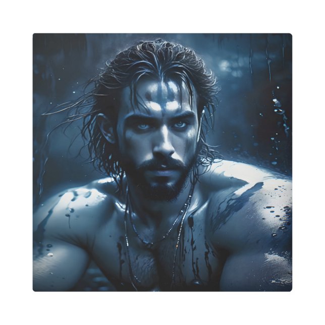 Impresión En Metal Enkidu (later known as Adam) 12 (Anverso)