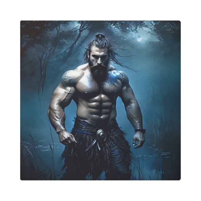 Impresión En Metal Enkidu (más tarde conocido como Adam) 1 (Anverso)