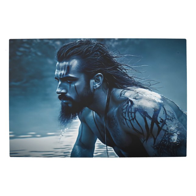 Impresión En Metal Enkidu (más tarde conocido como Adam) 2 (Anverso)