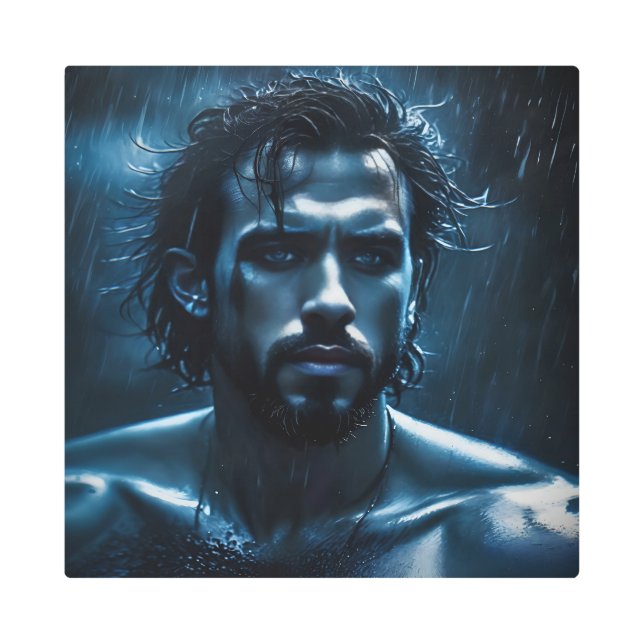 Impresión En Metal Enkidu (más tarde conocido como Adam) 5 (Anverso)