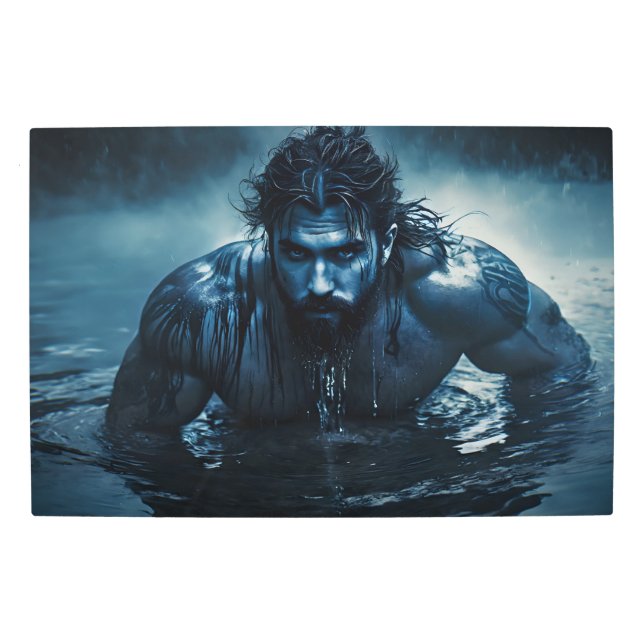 Impresión En Metal Enkidu (más tarde conocido como Adam) 6 (Anverso)